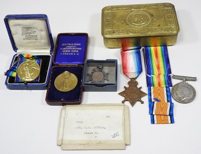 Lot 7 - A group of three World War I medals
