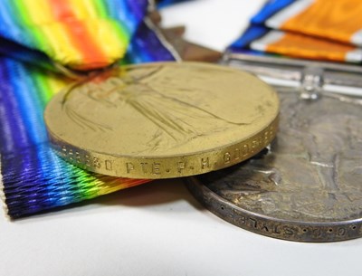 Lot 7 - A group of three World War I medals