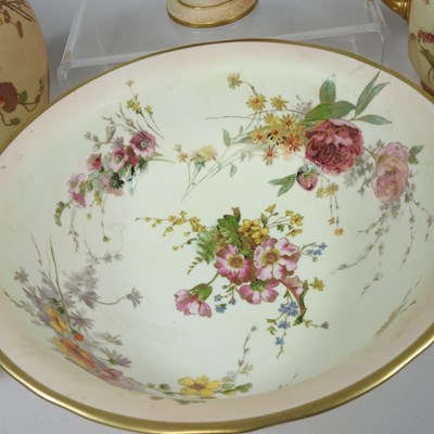 Lot 505 - A 19th century Royal Worcester blush ivory...