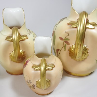 Lot 505 - A 19th century Royal Worcester blush ivory...