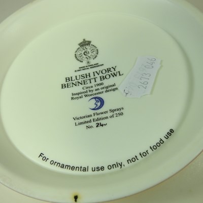 Lot 505 - A 19th century Royal Worcester blush ivory...