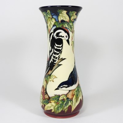 Lot 77 - A Moorcroft pottery vase, of waisted form,...