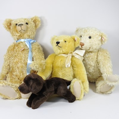 Lot 112 - A modern Steiff plush teddy bear, limited...
