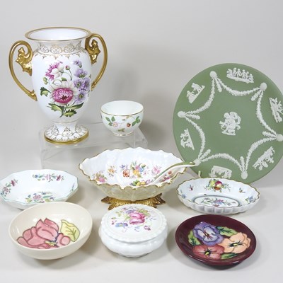 Lot 174 - A small Moorcroft pottery dish, decorated in...