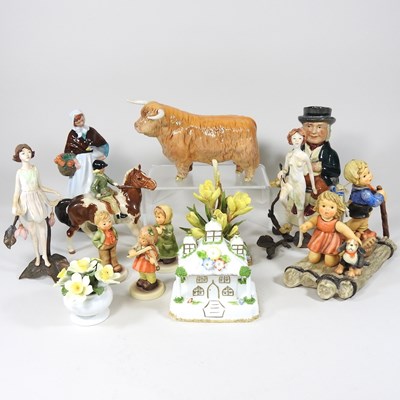 Lot 410 - A Royal Doulton figure Country Lass, HN1991,...