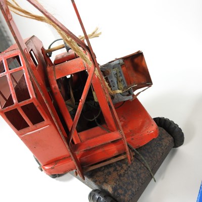 Lot 189 - A Triang KL44 tinplate model of a toy crane,...