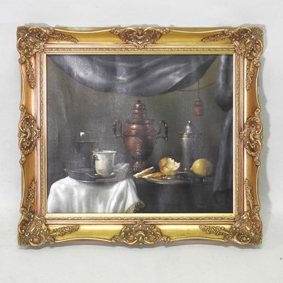 Lot 411 - Continental school, 20th century, still life,...