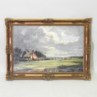 Lot 165 - Joe Fairhurst, 20th century, landscape, signed...