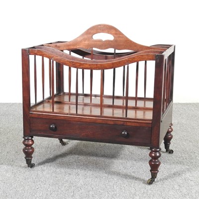 Lot 145 - A 19th century mahogany four division...
