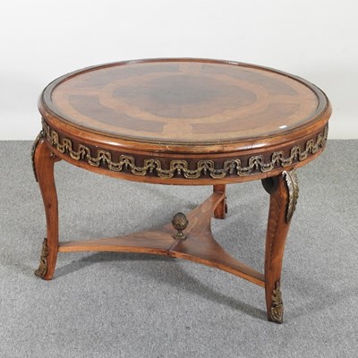 Lot 407 - A Louis XVI style kingwood and gilt metal...