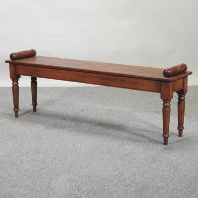 Lot 398 - A Regency style oak window seat