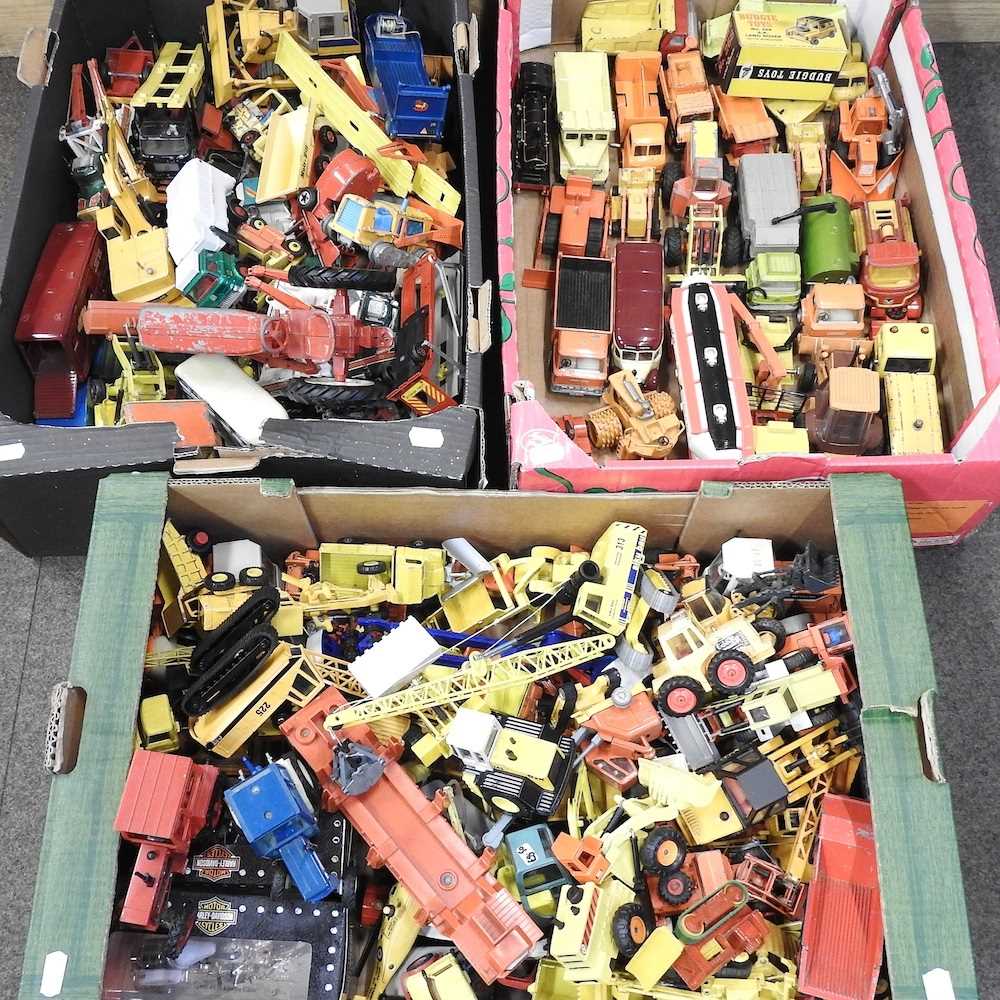 Lot 125 - A large collection of die cast toys, to
