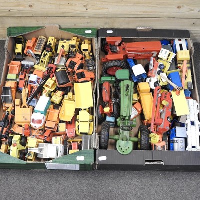 Lot 348 - A large collection of die cast toy vehicles,...
