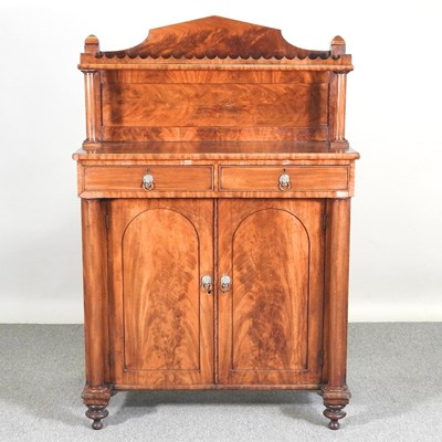 Lot 55 - A Regency mahogany chiffonier, with a shaped...