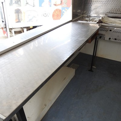 Lot 32 - An AJC catering trailer or burger van, with a...