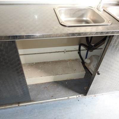 Lot 32 - An AJC catering trailer or burger van, with a...