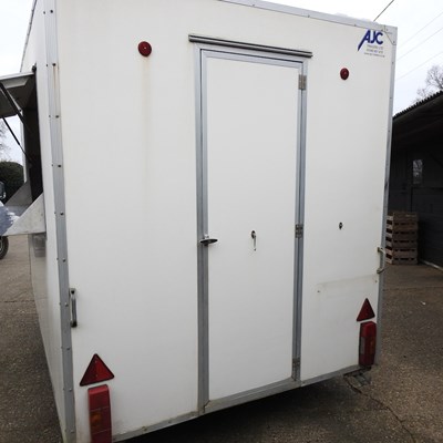 Lot 32 - An AJC catering trailer or burger van, with a...