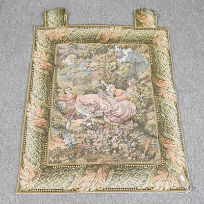 Lot 171 - A French style tapestry, 90 x 75cm