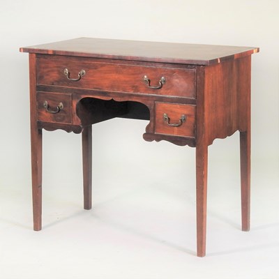 Lot 560 - A 19th century mahogany and crossbanded lowboy