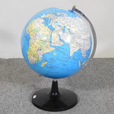 Lot 274 - A modern terrestrial globe, 48cm high