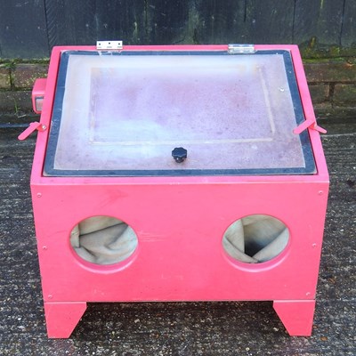 Lot 224 - A sandblast cabinet
