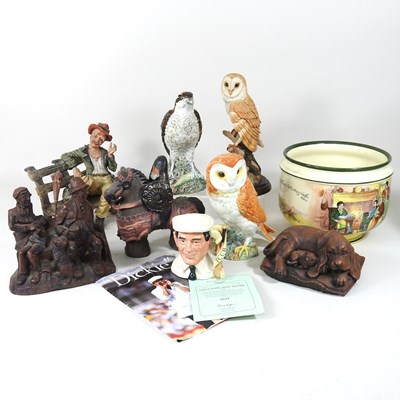 Lot 201 - A Royal Doulton character jug Dickie Bird,...