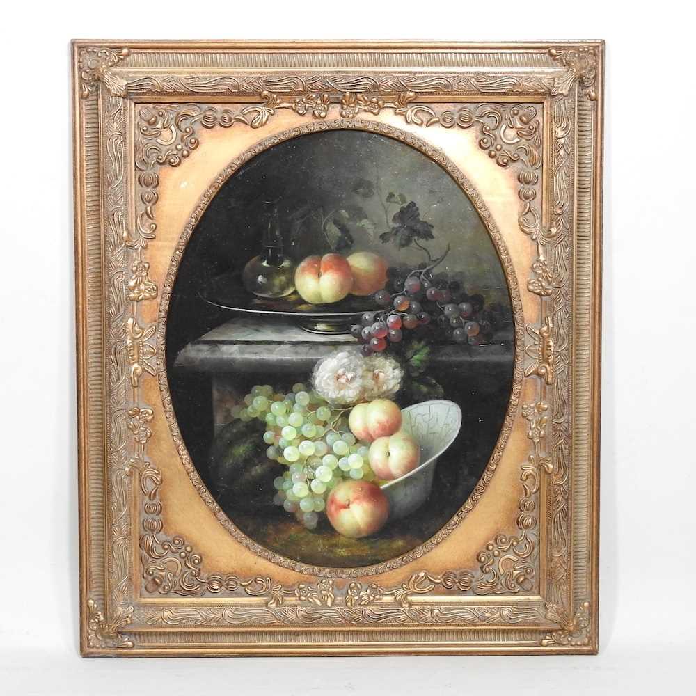 Lot 428 - Attributed to Thomas Webster, still life of...