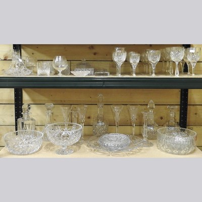 Lot 668 - A set of four Waterford Millenium wine glasses,...