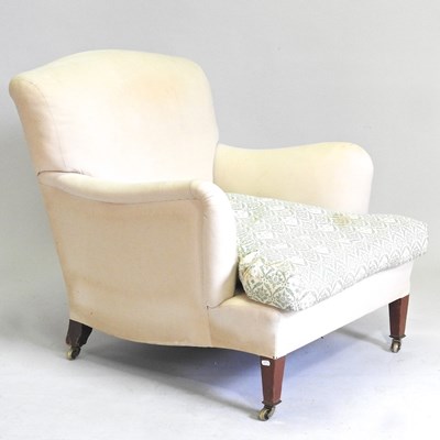 Lot 196 - An early 20th century upholstered armchair, by...