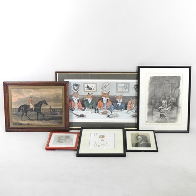 Lot 592 - J Cheng, 20th century, life study, signed and...