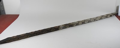 Lot 150 - An antique wooden oyster stick or pole, with...