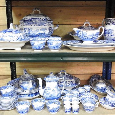 Lot 154 - A collection of Copeland Spode Italian pattern table wares