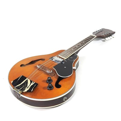 Lot 547 - An electro acoustic eight string mandolin,...