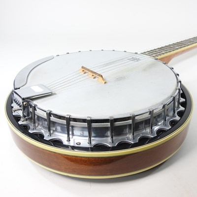 Lot 589 - An Oscar Schmidt banjo, 98cm long