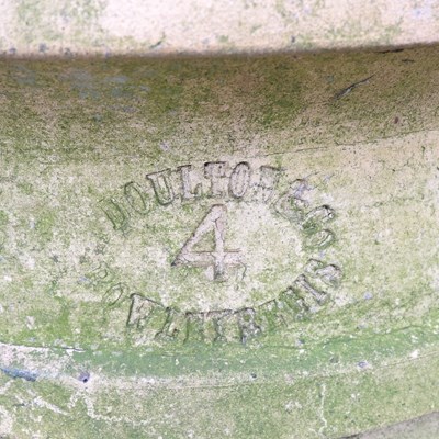Lot 691 - A Doulton terracotta chimney pot, 74cm high,...