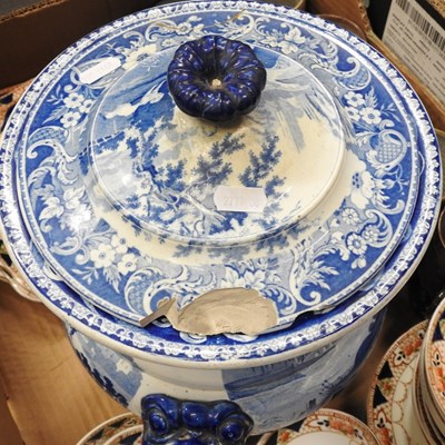 Lot 873 - A Staffordshire tureen, and mug, together with...