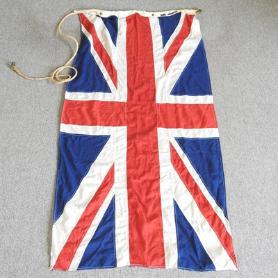 Lot 164 - A vintage union jack flag, 175 x 85cm