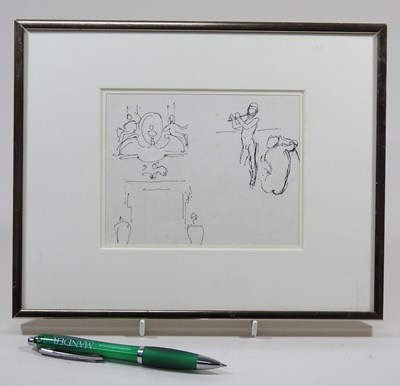 Lot 253 - Attributed to Eric Hebborn, 1934-1996, figure...