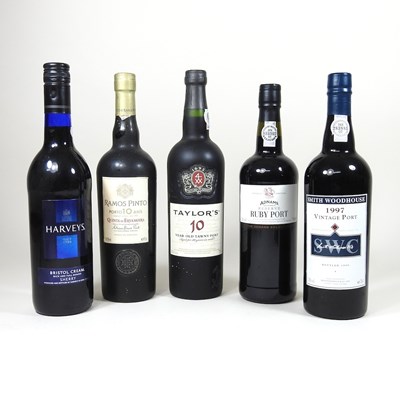 Lot 373 - A bottle of Ramos Pinto ten year aged port,...