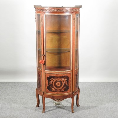 Lot 410 - A 20th century French display cabinet
