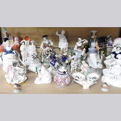 Lot 464 - A Royal Copenhagen porcelain figure, together...