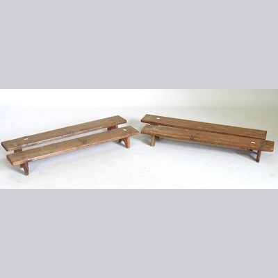 Lot 551 - A collection of four early 20th century pine...