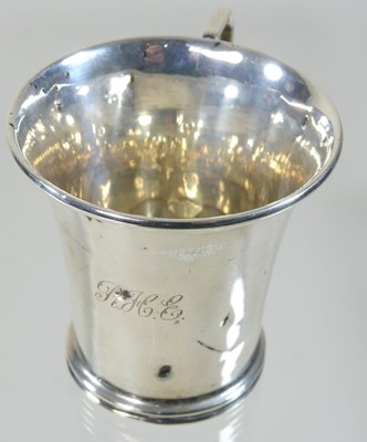 Lot 26 - A Victorian silver mug