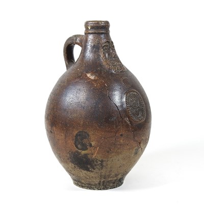 Lot 91 - A 17th century German salt glazed stoneware...