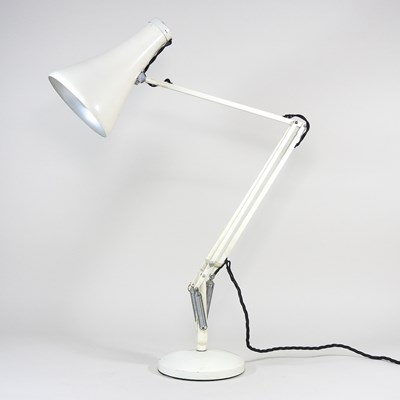 Lot 457 - A Herbert Terry cream painted metal anglepoise...