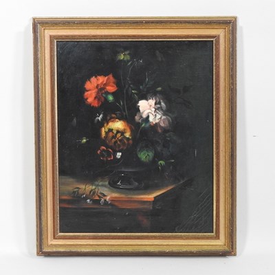 Lot 335 - Polish school, 20th century, still life...