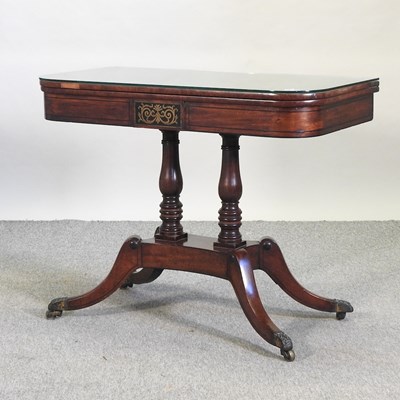 Lot 574 - A Regency mahogany tea table