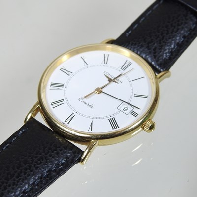 Lot 5 - A Longines 18 carat gold cased gentleman's...