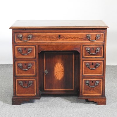 Lot 517 - A 19th century mahogany, inlaid and...