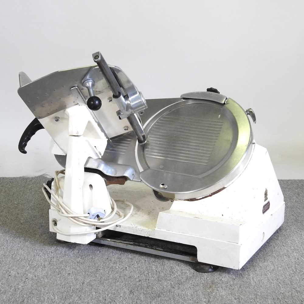 Lot 343 - A ham slicer, 66cm wide